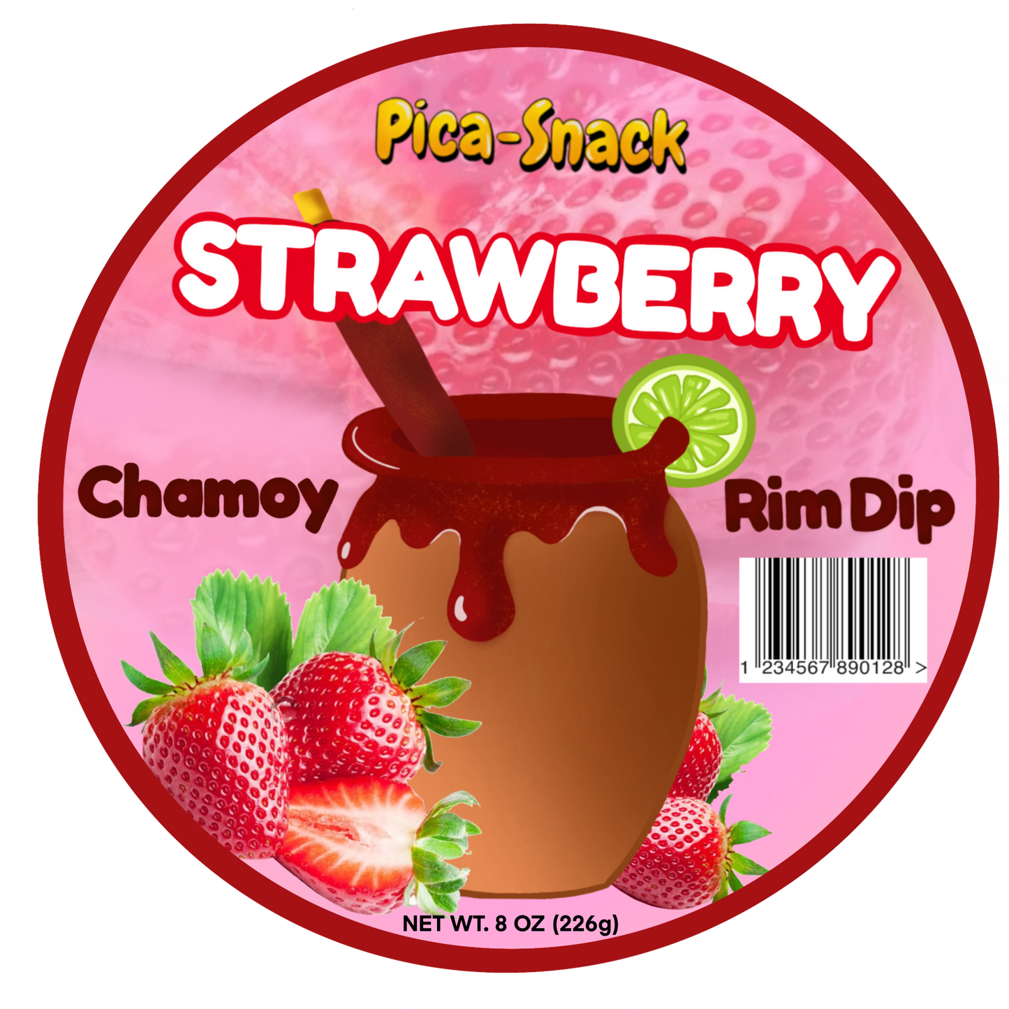 Strawberry Chamoy Rim Dip
